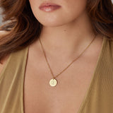 Custom Adjustable Medical Alert ID Pendant with Chain 14k Yellow Gold Plated