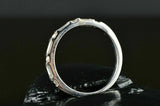 4ct Round Baguette Diamond Half Eternity Trendy Wedding Band 14K White Gold Over