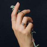 1ct Round Cut Diamond Engagement Ring Split Shank Solitaire 14k Rose Gold Finish