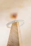 0.2ct Round Cut Moissanite Half Eternity Women Wedding Band 14k Rose Gold Plated