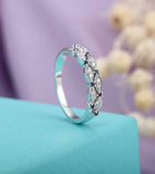 Half Eternity Wedding Band 1.5ct Round Cut Diamond Sapphire 14k WhiteGold Finish