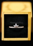 0.4ct Marquise Simulated Diamond Solitaire Accents Ring 14k Yellow Gold Plated