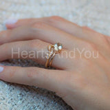 0.3ct Round Cut Moissanite Petal Leaf Women Wedding Band 14k Yellow Gold Plated