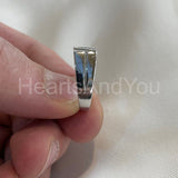 0.5ct Round Cut Moissanite Classic Men's Engagement Ring 14K White Gold Plated
