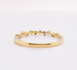 0.5ct Round Cut Simulated Blue Sapphire Wave Wedding Band 14k Yellow Gold Plated