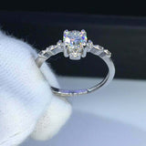 1.5ct Round Cut Diamond Engagement Ring Stylish Solitaire 14k White Gold Finish