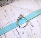 1.5Ct Round Cut Diamond Vintage Solitaire Engagement Ring 18K White Gold Finish