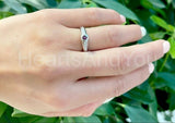 0.5ct Round Cut Simulated Ruby Solitaire with Accents Ring 14k White Gold Plated