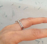 4Ct Oval Cut Diamond Elegant Bridal Set Halo Ring Band 14K White Gold Finish