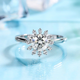 2ct Round Brilliant Cut Diamond Engagement Ring 14k White Gold Over Halo Cluster