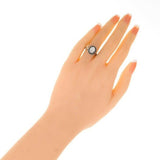 2.2ct Oval Cut Diamond Engagement Ring Black Diamond Halo 14k White Gold Finish