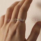 0.3ct Round Cut Moissanite Half Eternity Wedding Band 14k White Gold Plated