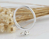 2ct Emerald Diamond Engagement Ring Halo 14k White Gold Finish with Round Accent