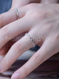 0.2ct Round Cut Moissanite Minimalist Star Wedding Band 14k White Gold Plated