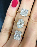 1ct Oval Cut VVS1D Diamond Engagement Ring 14k Rose Gold Finish Solitaire Women