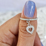 1.5ct Round Cut Diamond Engagement Ring Stylish Tear Drop 14k White Gold Finish