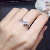 Stackable Curved Wedding Band 1ct Round Cut VVS1D Diamond 14k White Gold Finish