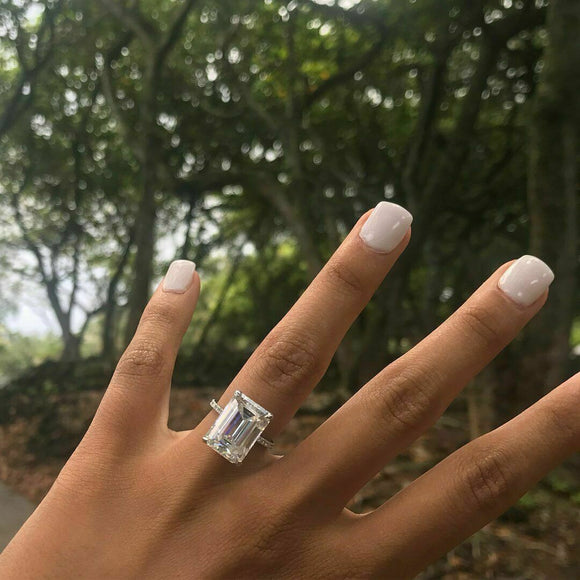 4.5 carat emerald cut diamond Clearance