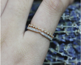 1.5ct Round Cut Diamond Engagement Ring 14k Dual Tone Finish Milgrain Bridal Set