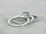 2.3ct Round Cut Moissanite Halo Ring Half Eternity Trio Set 14K WhiteGold Plated