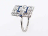 4ct Asscher Cut Diamond Engagement Ring Art Deco Milgrain 14k White Gold Finish