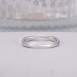 1ct Round Cut Diamond Wedding Band Half Eternity Channel Set 14k RoseGold Finish