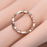 Floral Antique Wedding Ring Band 1ct Round Cut VVS1 Diamond 14k Rose Gold Finish