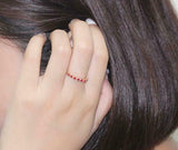 1.2ct Round Pink Ruby Wedding Band Half Eternity Stackable 14k Yellow Gold Over