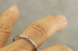 2Ct Round Cut Blue Tanzanite Diamond Petite Wedding Band 14K White Gold Finish