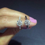 1.7ct Round Cut Diamond Engagement Ring 14k White Gold Finish Accents Solitaire