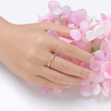 1ct Round Cut Diamond Wedding Band Half Eternity Channel Set 14k RoseGold Finish