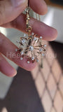 1ct Round Cut Moissanite Floral Stylish Pendant 14k Yellow Gold Plated NO CHAIN
