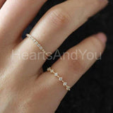 0.4ct Round Cut Moissanite Half Eternity Wedding Band 14k Yellow Gold Plated