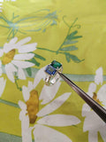 2ct Engagement Ring Emerald Cut Sapphire Two Stone Solitaire 14k White Gold Over