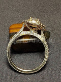 2.2ct Oval Cut Simulated Diamond Dual Halo Engagement Ring 14k YellowGold Plated