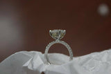 2ct Round Cut Diamond Classic Solitaire Engagement Ring 10k Real Solid WhiteGold