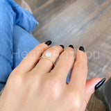 0.3ct Round Cut Moissanite Solitaire Women Engagement Ring 14k YellowGold Plated