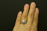 2ct Round Cut VVS1D Diamond Engagement Ring 14k White Gold Finish Split Shank