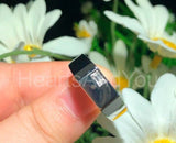 0.2ct Baguette Cut Simulated Diamond Solitaire Men's Ring 14k White Gold Plated