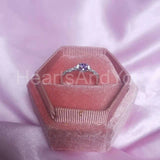 0.5ct Round Cut Simulated Amethyst Milgrain Engagement Ring 14k WhiteGold Plated