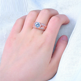 2ct Round Cut VVS1 Diamond Engagement Ring 14k Rose Gold Finish Vintage Filigree