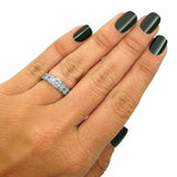 4.5ct Round Cut DVVS1 Diamond Halo Accent Engagement Ring 14K White Gold Finish