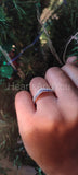 0.2ct Round Cut Simulated Sapphire Anniversary Wedding Band 14k WhiteGold Plated
