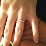 0.5ct Round Brilliant Cut Diamond Solitaire Engagement Ring 14k Rose Gold Finish