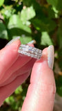 0.5ct Baguette Simulated Diamond Channel Set Wedding Band 14k White Gold Plated