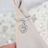 1.5ct Round Cut Diamond Engagement Ring Stylish Tear Drop 14k White Gold Finish