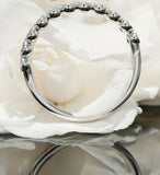 1ct Round Diamond Half Eternity Slim Wedding Ring Band 14k White Gold Finish