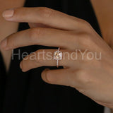 1.2ct Cushion Cut Simulated Morganite Halo Engagement Ring 14k Rose Gold Plated