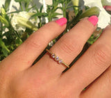 0.5ct Engagement Ring Round Cut Diamond Solitaire Trilogy 14k Yellow Gold Finish