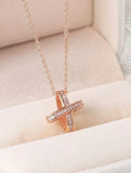 1ct Round Cut Moissanite Couple Rings Pendant 14k Yellow Gold Plated NO CHAIN